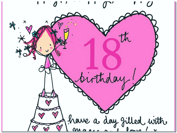 Sweet Happy 18th Birthday Wishes - WishesGreeting