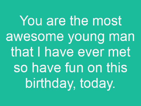 35+ Happy Birthday Young Man - WishesGreeting