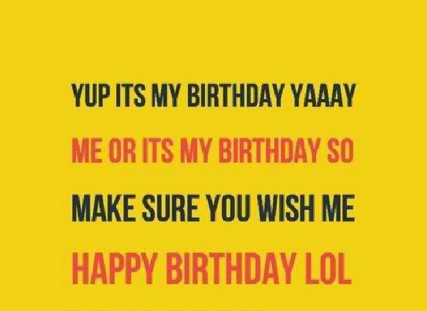 Birthday Wishes For Myself - WishesGreeting
