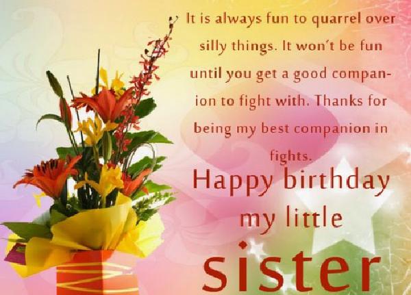 30 Happy Birthday Wishes for Baby Sister - WishesGreeting